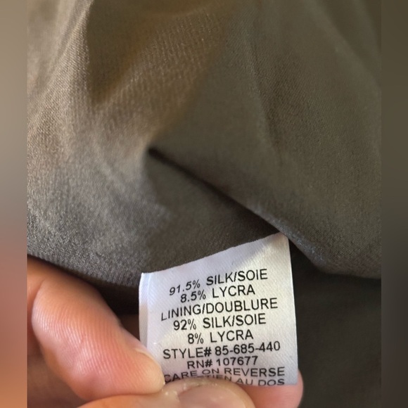 ALICE + OLIVIA silk chiffon sequin bib racerback tank top tunic Earth Color NWT - Picture 7 of 8